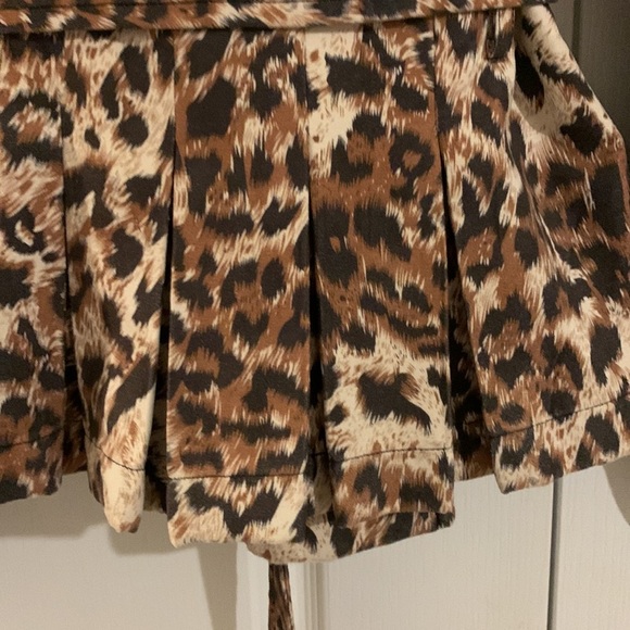 Beautiful Marc Bouwer cheetah print belted jacket - Picture 6 of 10